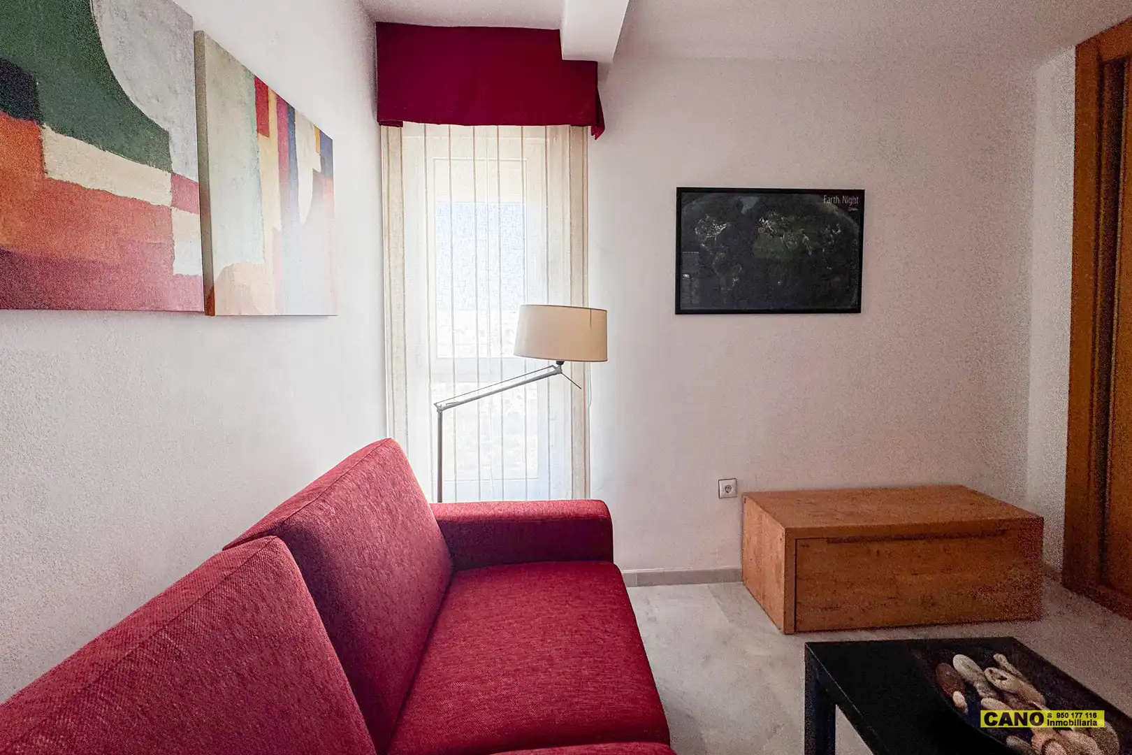 Wohnzimmer von Wohnung zum Verkauf in Almería mit Klimaanlage, Heizung und Terrasse