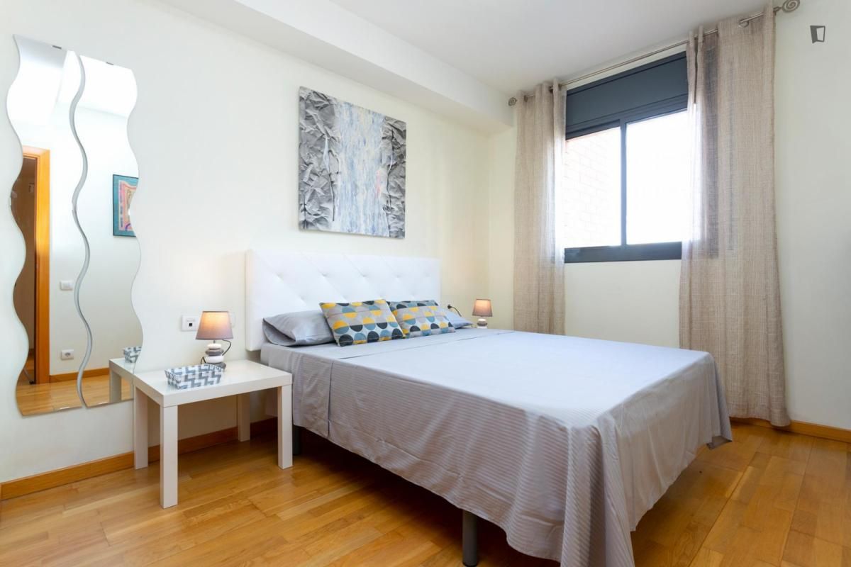 Bedroom of Apartment to rent in  Barcelona Capital  with Air Conditioner, Furnished and Oven