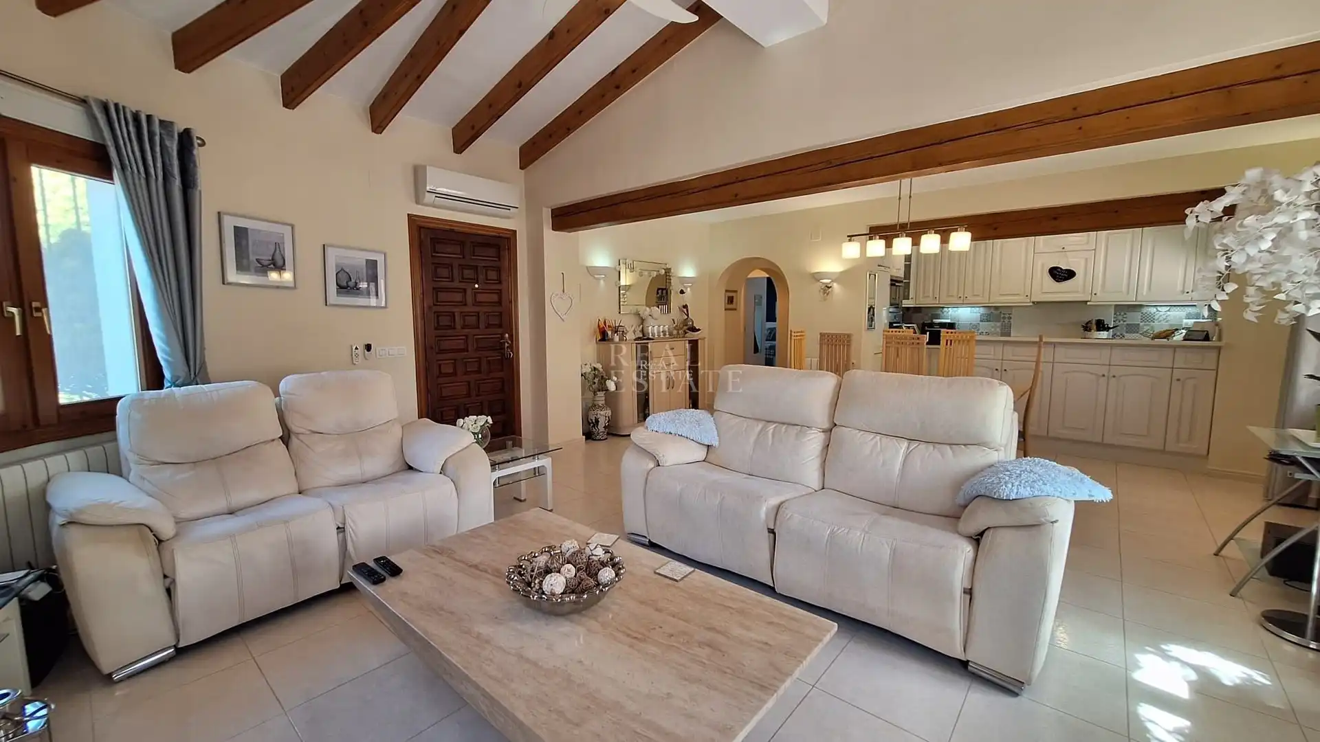 Sala de estar de Casa o chalet en venta en Jávea / Xàbia con Aire acondicionado, Calefacción y Terraza