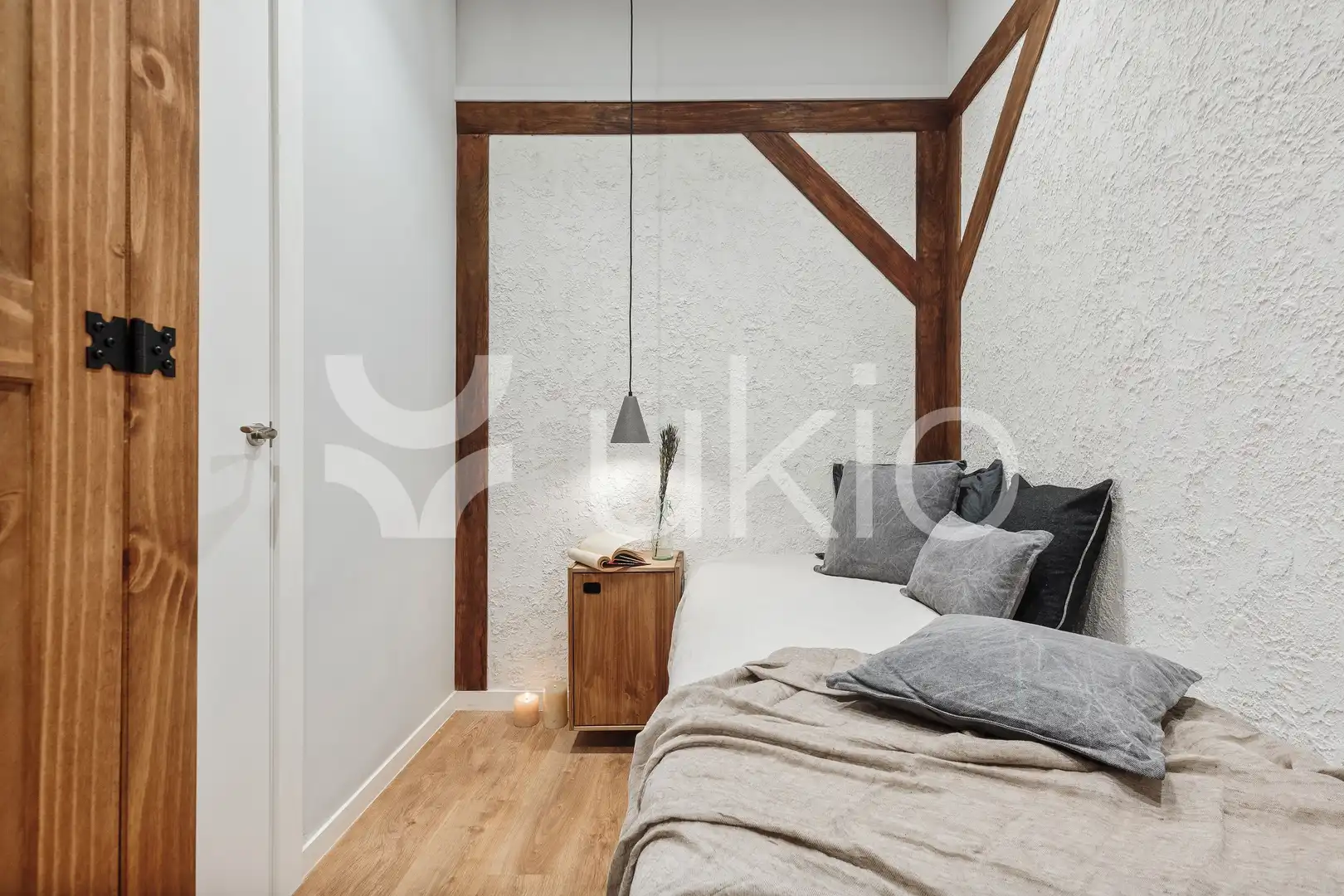 Bedroom of Apartments for rent in Barcelona  with Air Conditioner, Heating and Furnished