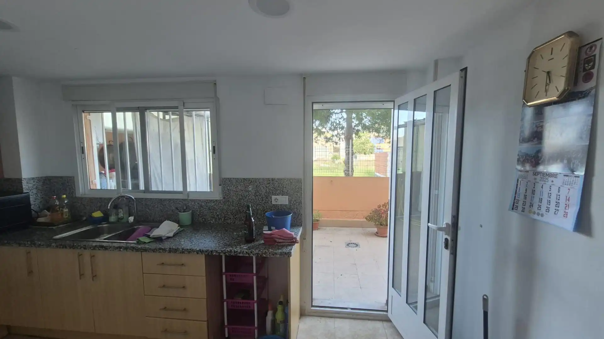 Kitchen of Ground floor for rent in Vilallonga / Villalonga  with Air Conditioner, Terrace and Furnished