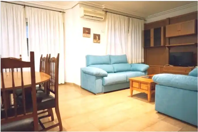 Living room of Flat for rent in Murcia  with Air Conditioner, Heating and Storage room