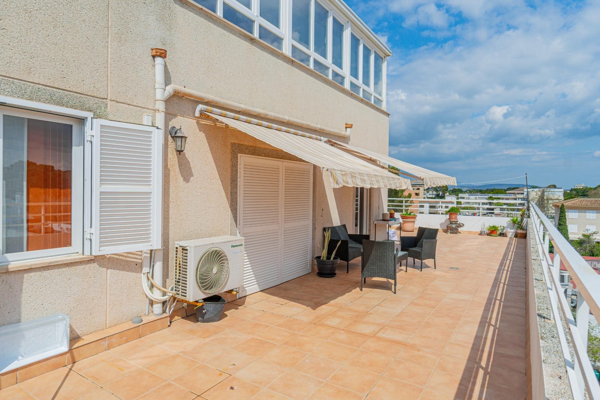 Terraza de Ático en venta en  Palma de Mallorca con Aire acondicionado, Calefacción y Parquet