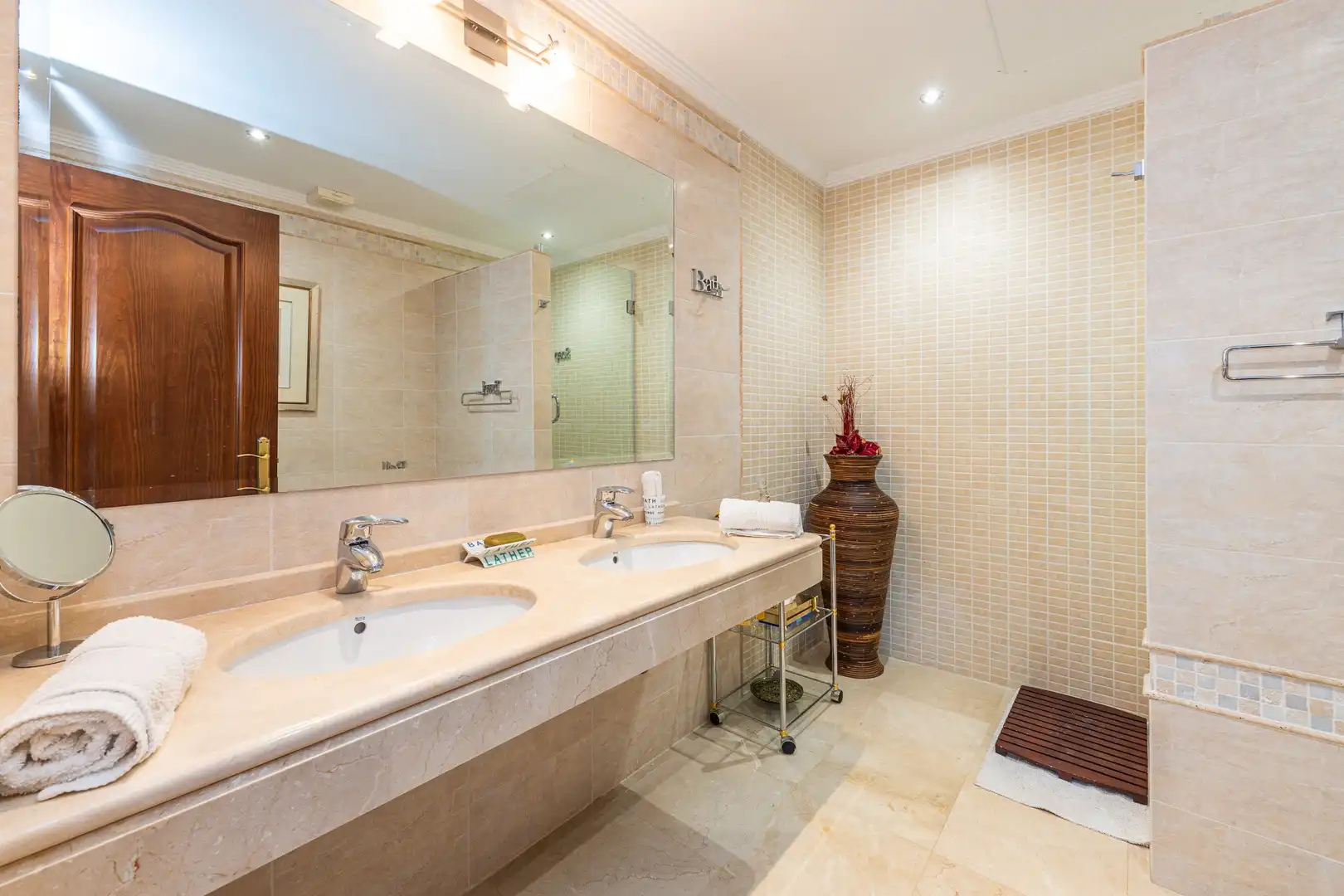 Baño de Casa o chalet en venta en Mijas con Aire acondicionado, Jardín privado y Terraza