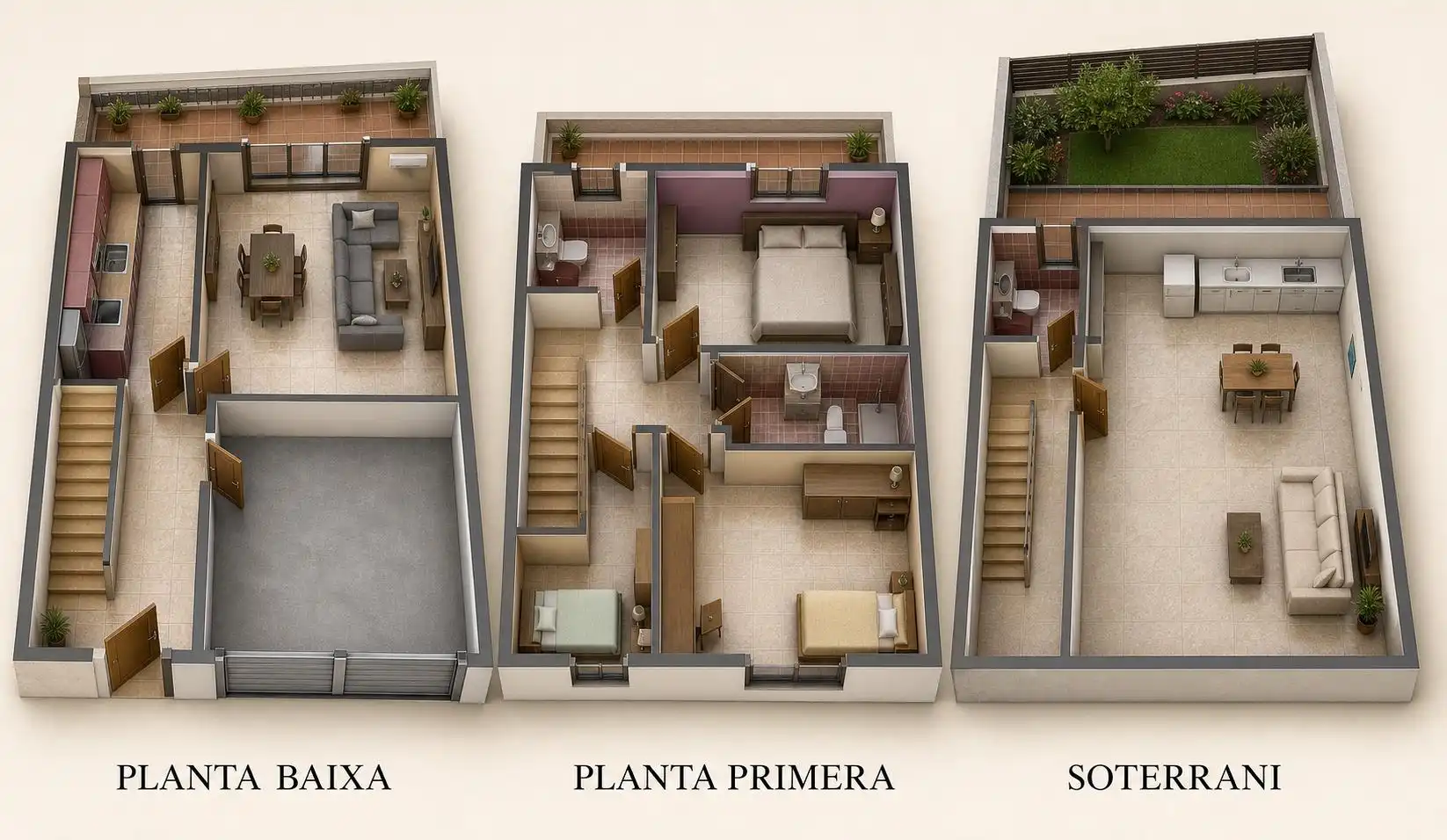 Detached homes for sale in Palau-saverdera  with Air Conditioner, Heating and Private garden