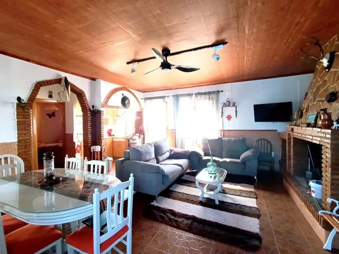 Sala de estar de Finca rústica en venta en Vilches
