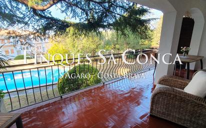 Terrasse von Wohnungen zum verkauf in Castell-Platja d'Aro mit Klimaanlage und Terrasse