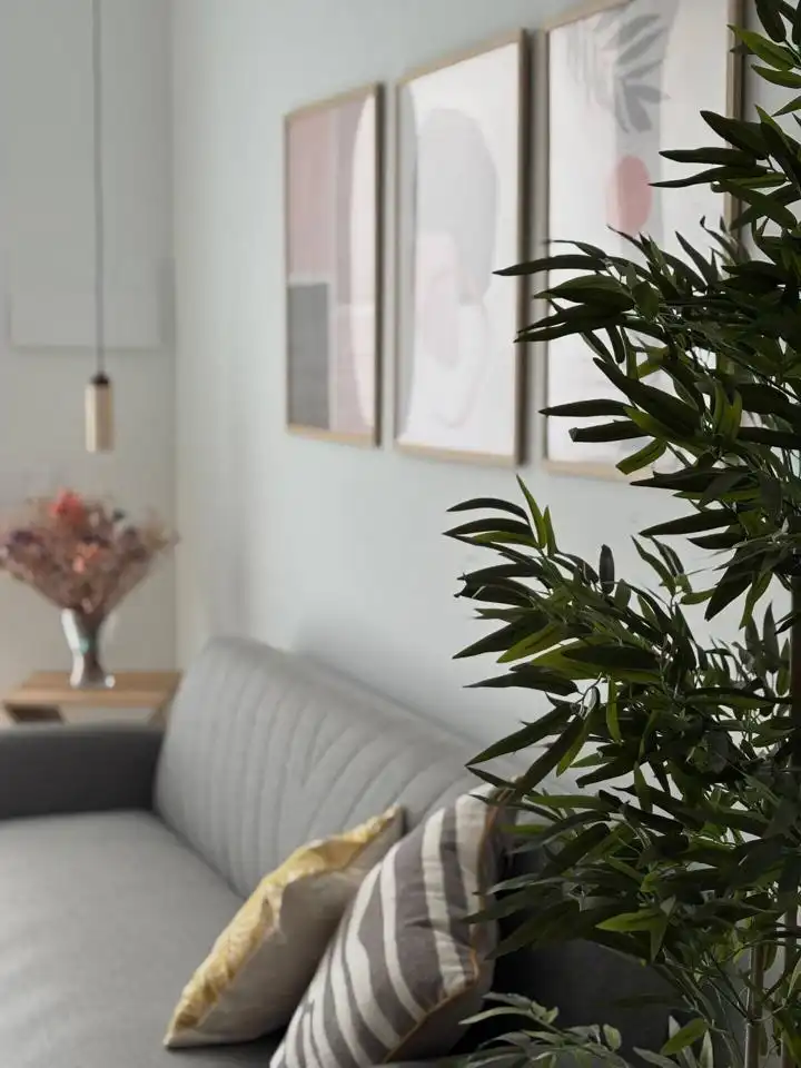 Living room of Flat for rent in Leganés  with Air Conditioner, Furnished and Internet