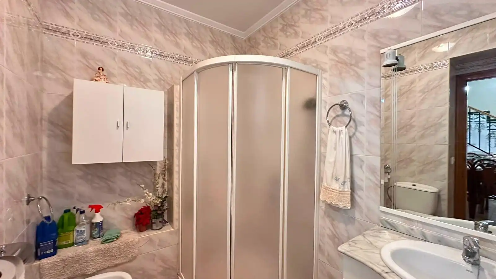 Baño de Casa o chalet en venta en Manuel con Aire acondicionado
