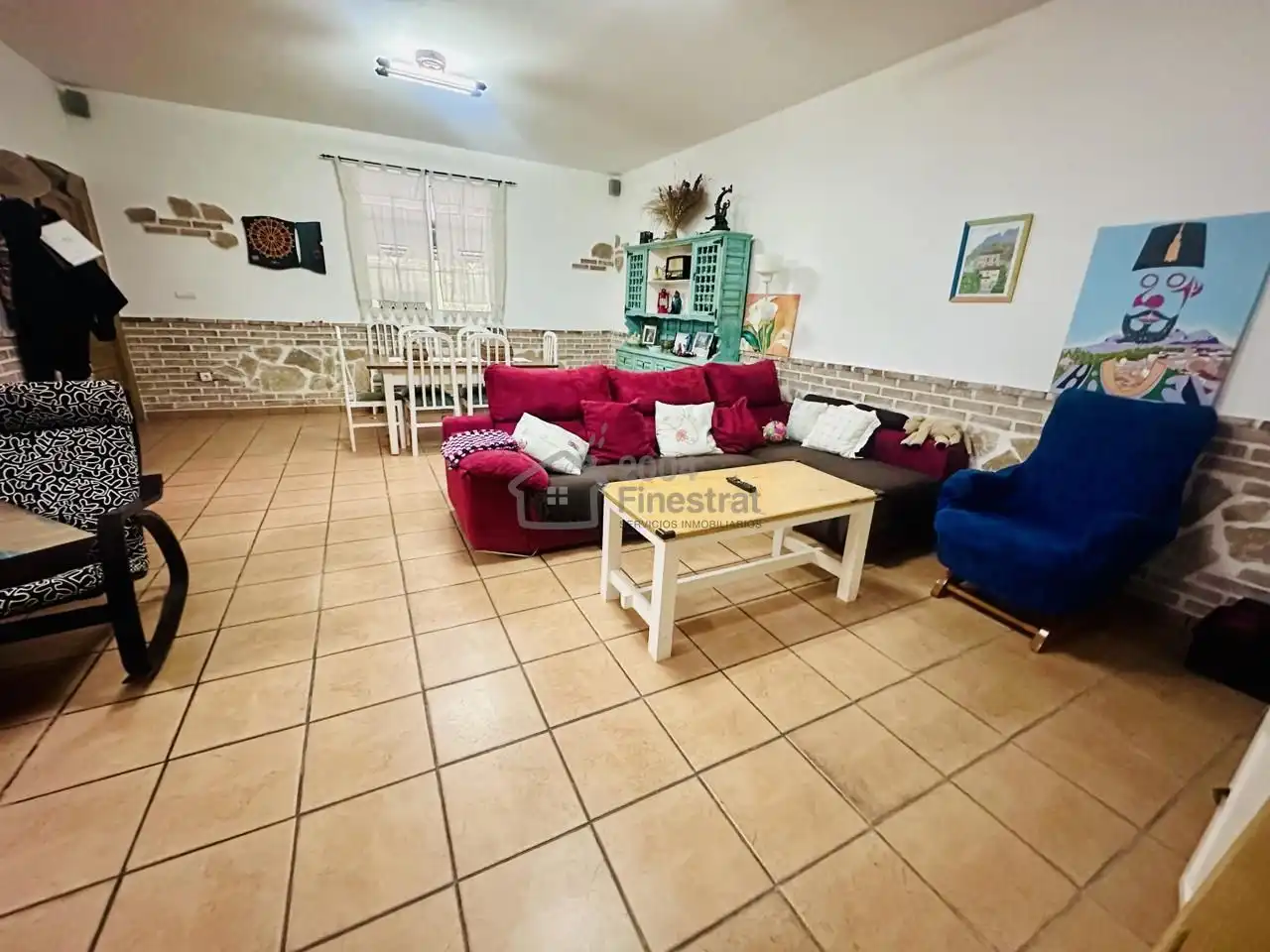 Sala de estar de Casa o chalet en venta en Finestrat con Aire acondicionado, Jardín privado y Terraza