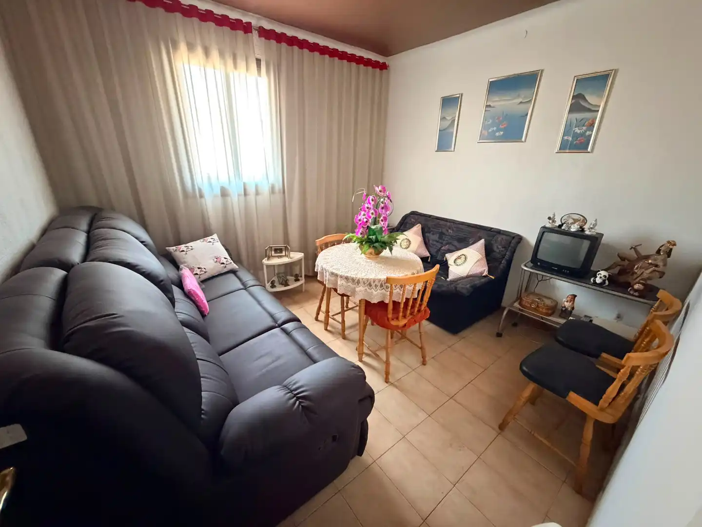 Sala de estar de Piso en venta en Badalona con Balcón