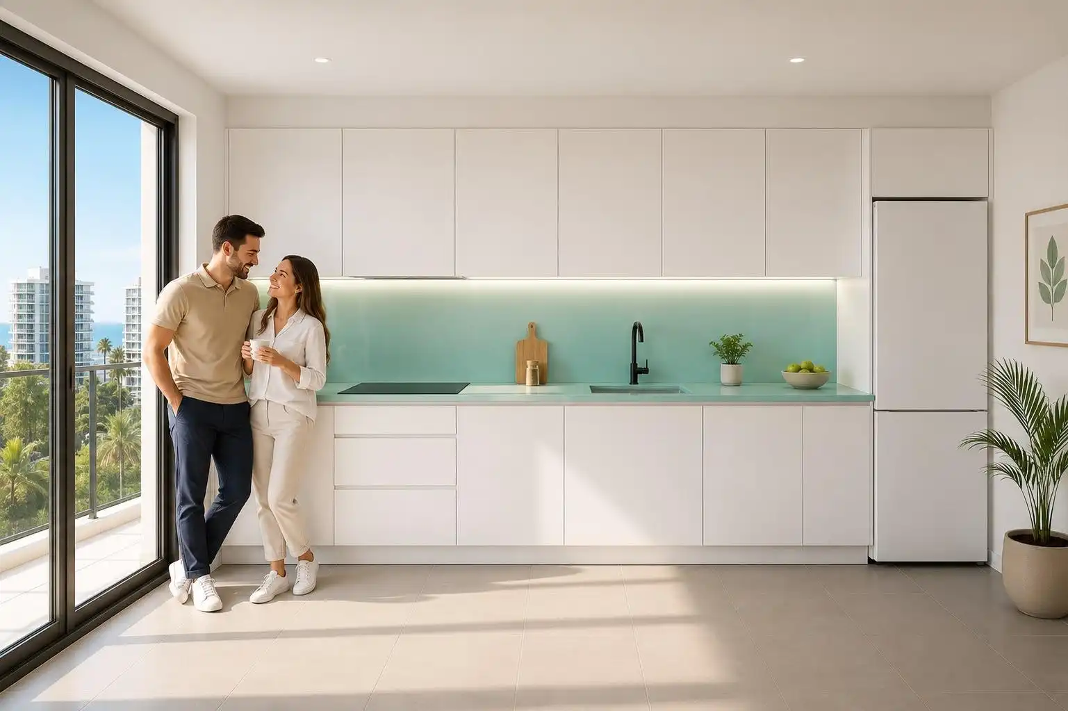 Kitchen of Flat for sale in San Javier  with Storage room, Furnished and Balcony
