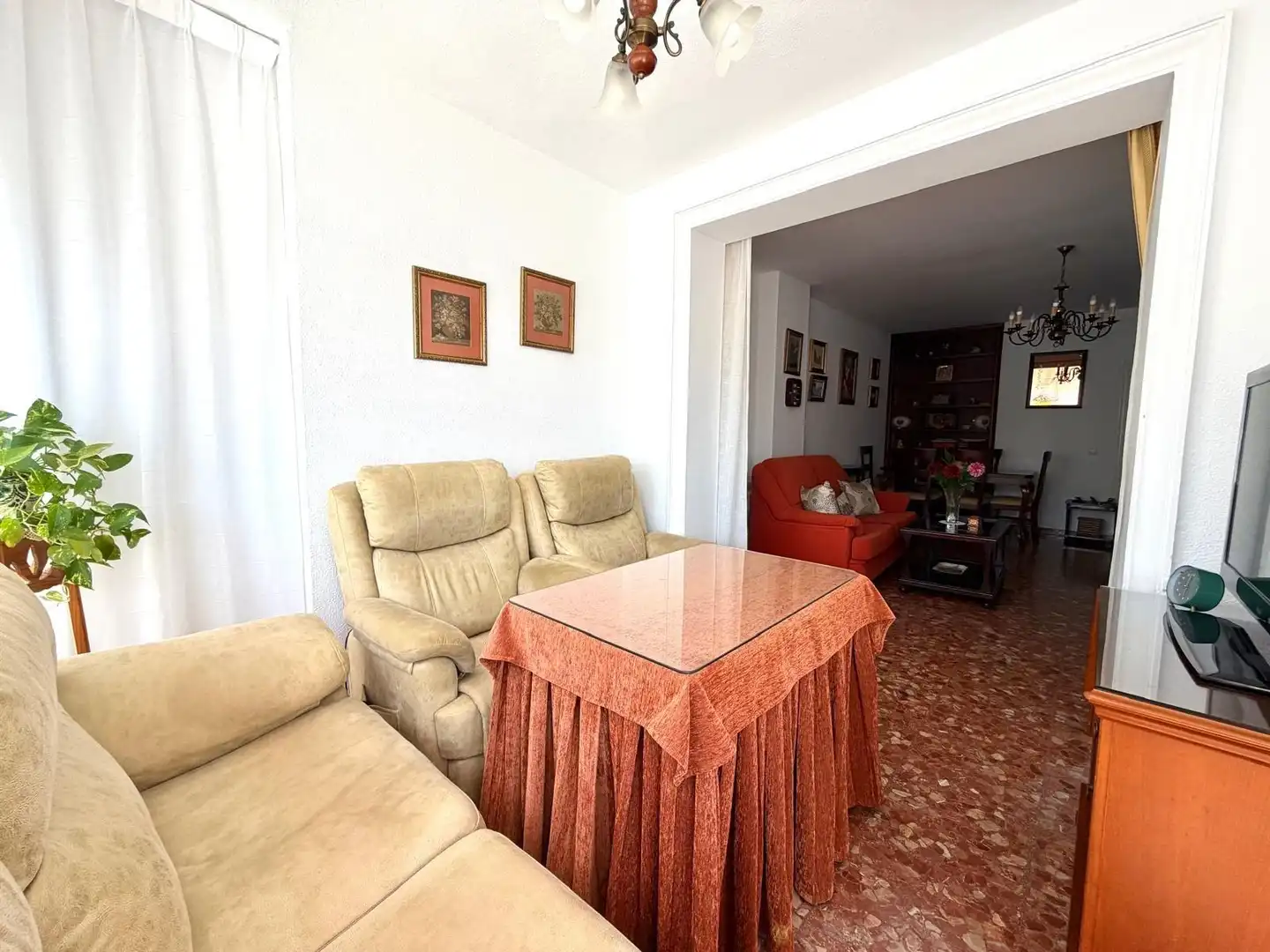 Sala d'estar de Pis en venda en El Puerto de Santa María amb Terrassa i Piscina comunitària