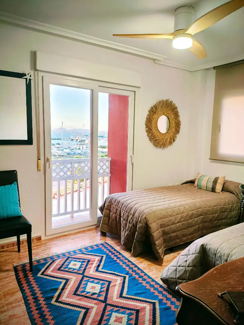 Bedroom of Apartments for sale in La Manga del Mar Menor  with Air Conditioner, Heating and Terrace