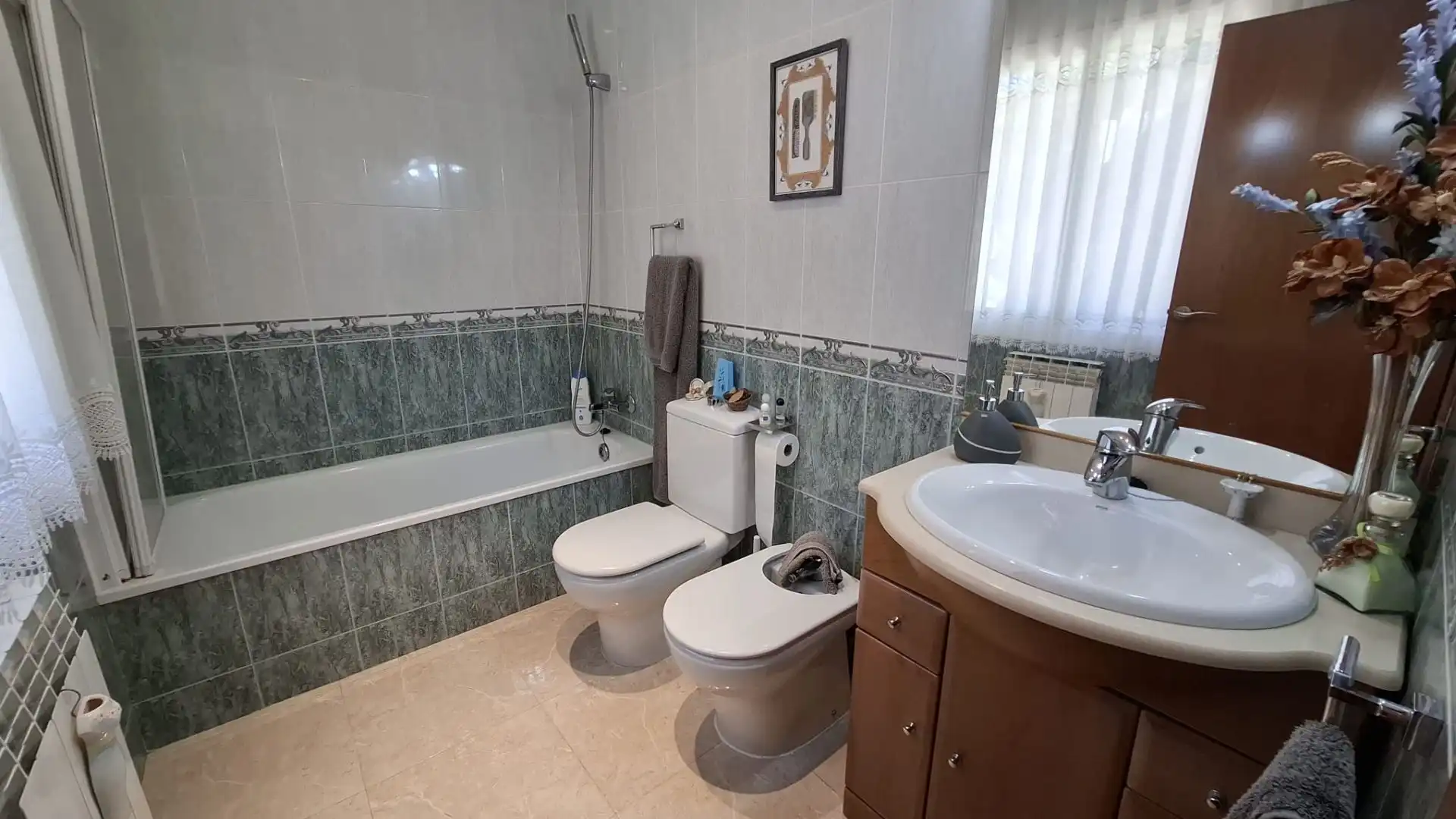 Baño de Casa o chalet en venta en Vallirana con Calefacción y Terraza