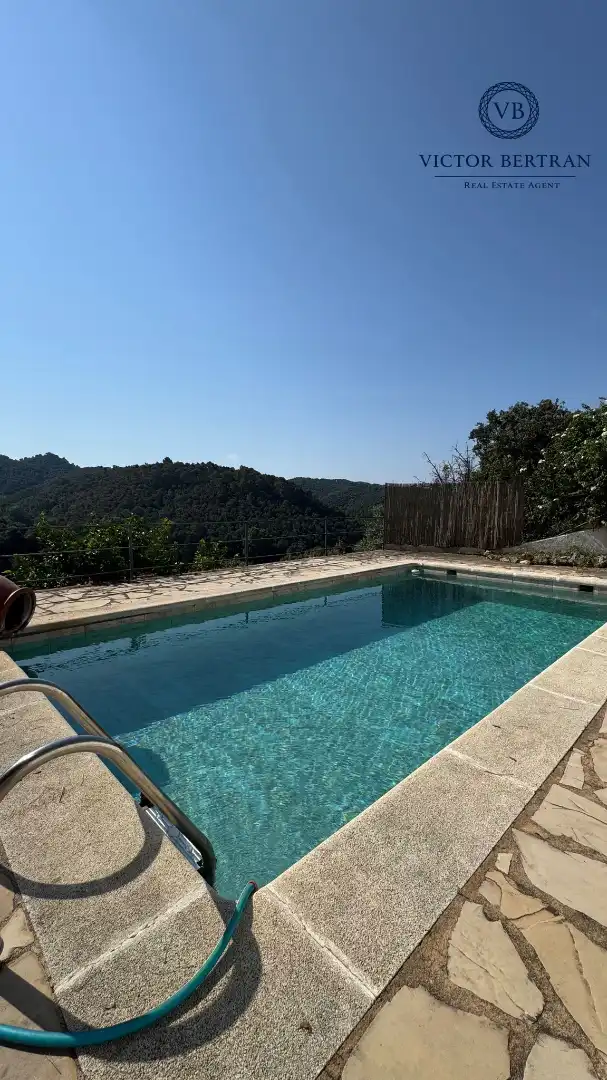 Piscina de Casa adosada en venta en Sant Cebrià de Vallalta con Aire acondicionado, Calefacción y Jardín privado