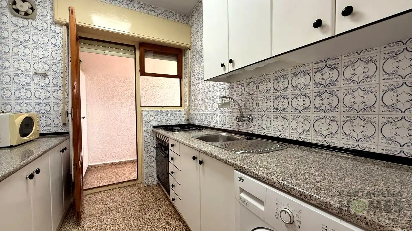 Cocina de Piso en venta en Cartagena con Aire acondicionado, Terraza y Amueblado
