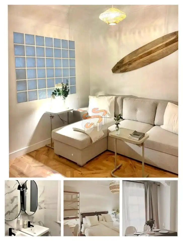 Living room of Flat for share in Ferrol  with Heating and Furnished