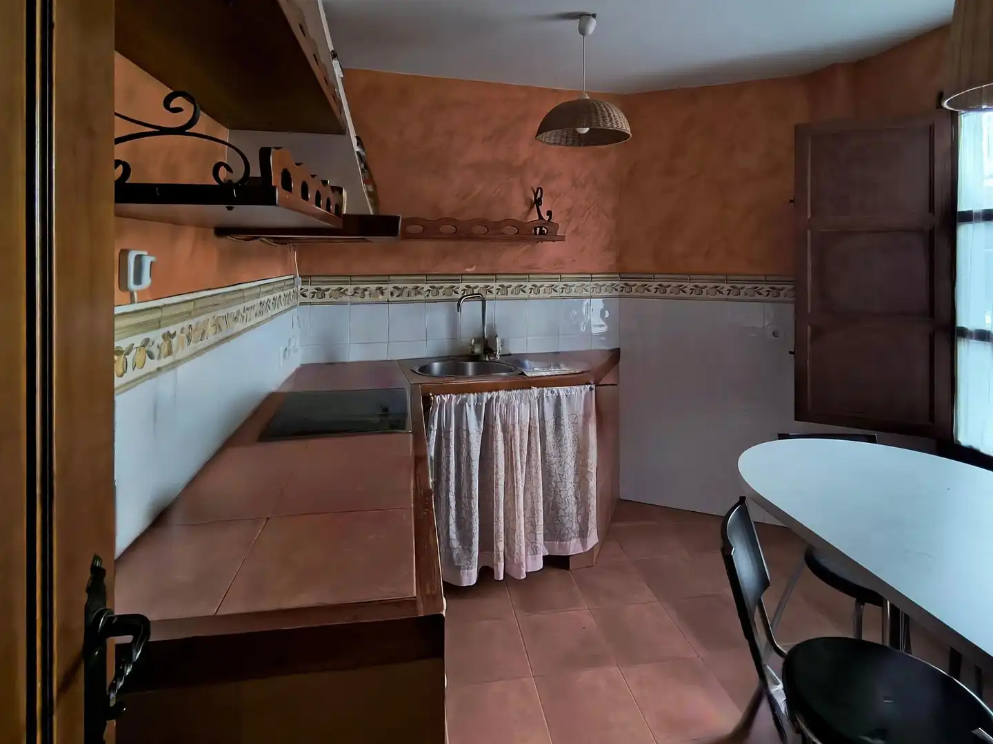 Cocina de Casa adosada en venta en Olmeda de las Fuentes con Calefacción y Terraza