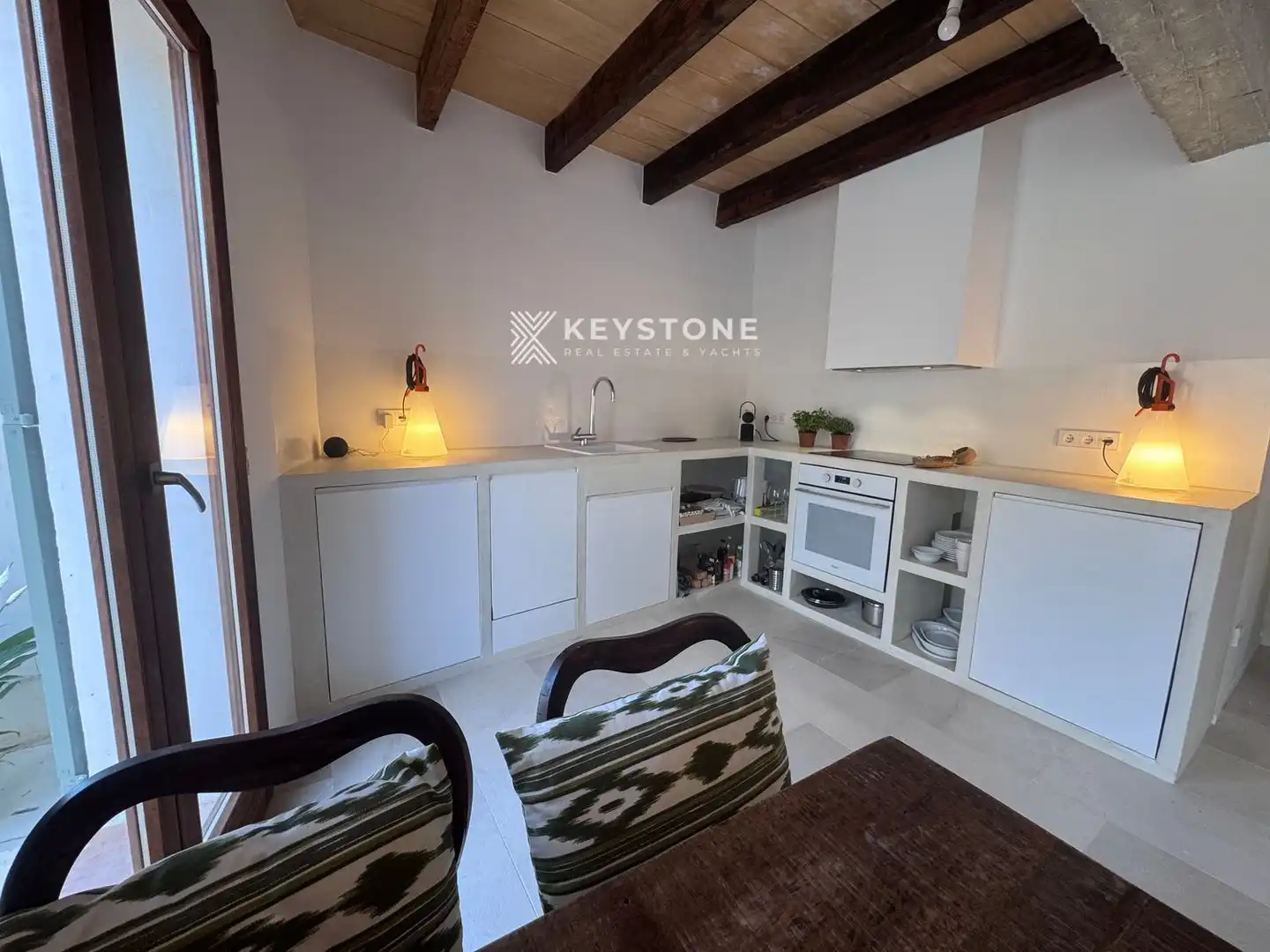 Cocina de Casa o chalet de alquiler en Estellencs con Aire acondicionado, Terraza y Amueblado