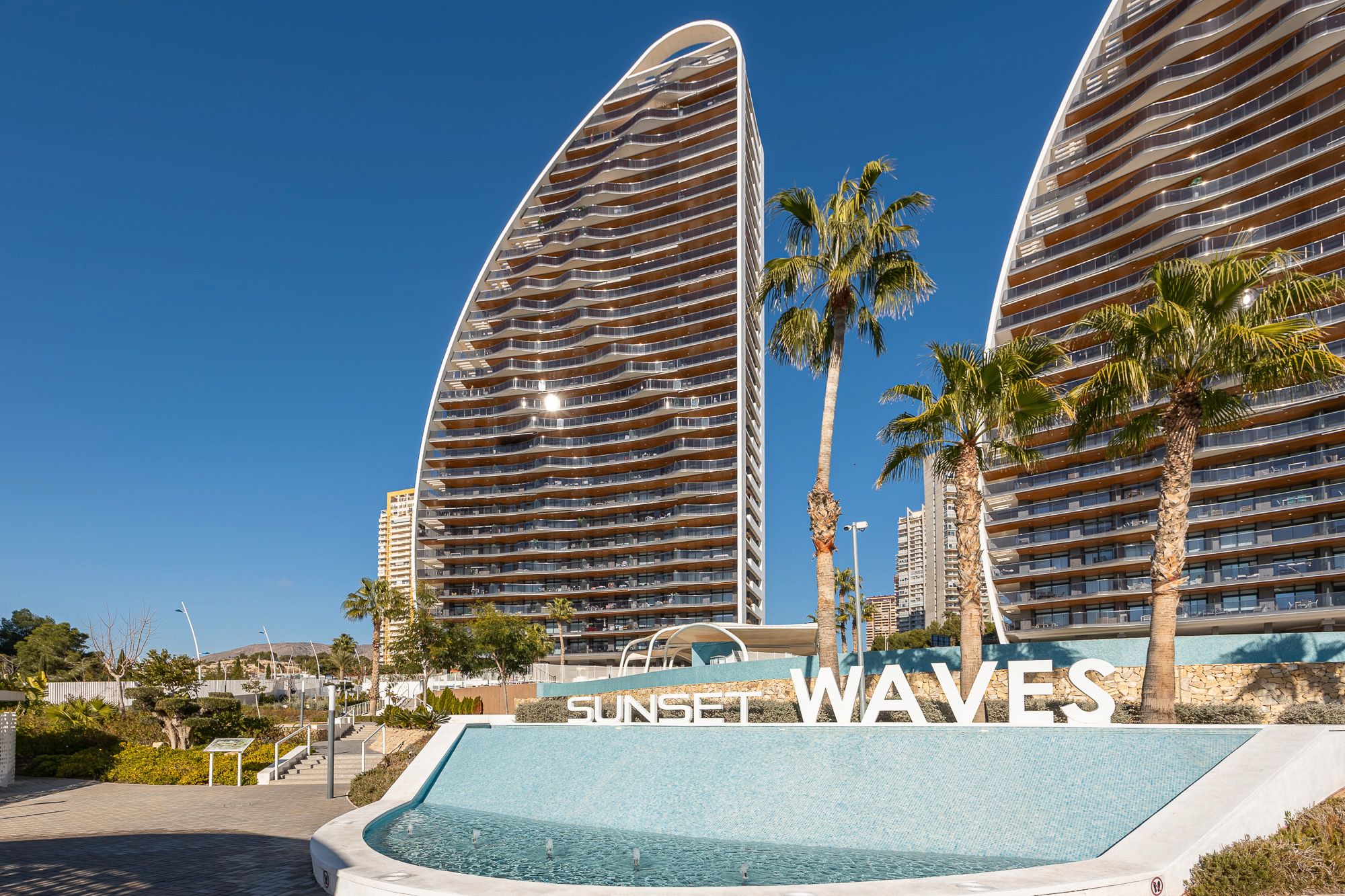 Exterior view of Flat for sale in Benidorm  with Storage room, Swimming Pool and Furnished