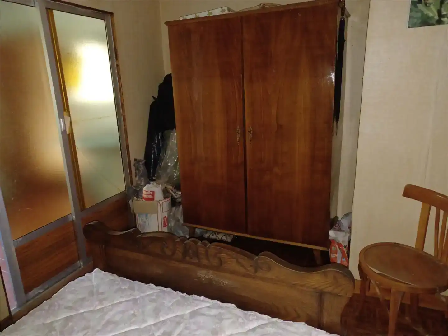 Dormitori de Casa adosada en venda en A Fonsagrada  amb Parquet i Moblat