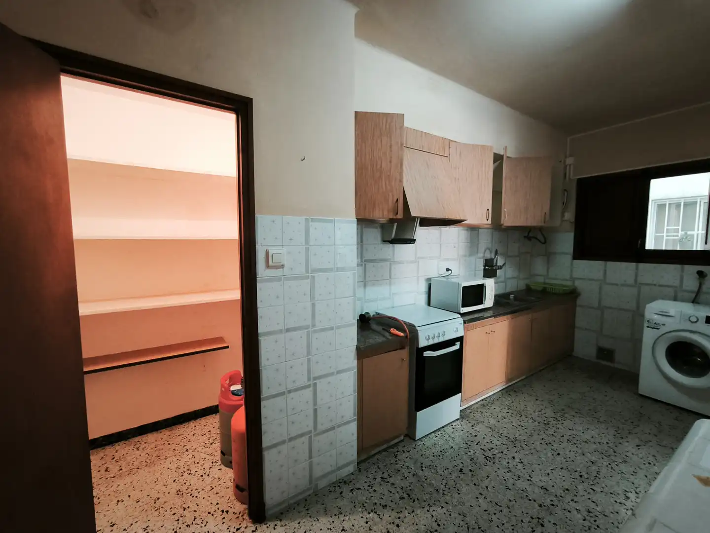 Cocina de Piso en venta en L'Aldea con Aire acondicionado, Trastero y Amueblado