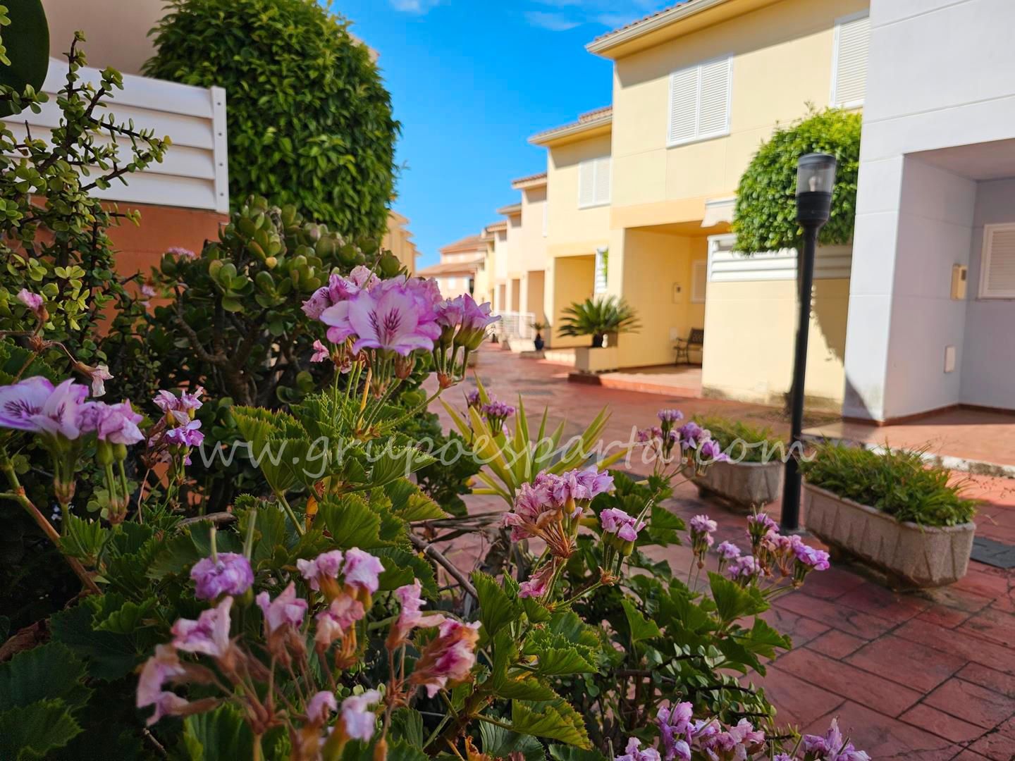 Exterior view of Single-family semi-detached for sale in Islantilla  with Private garden, Terrace and Furnished