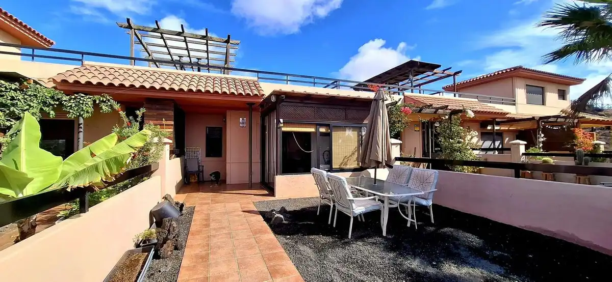 Terrassa de Casa o xalet en venda en La Oliva amb Jardí privat, Terrassa i Traster