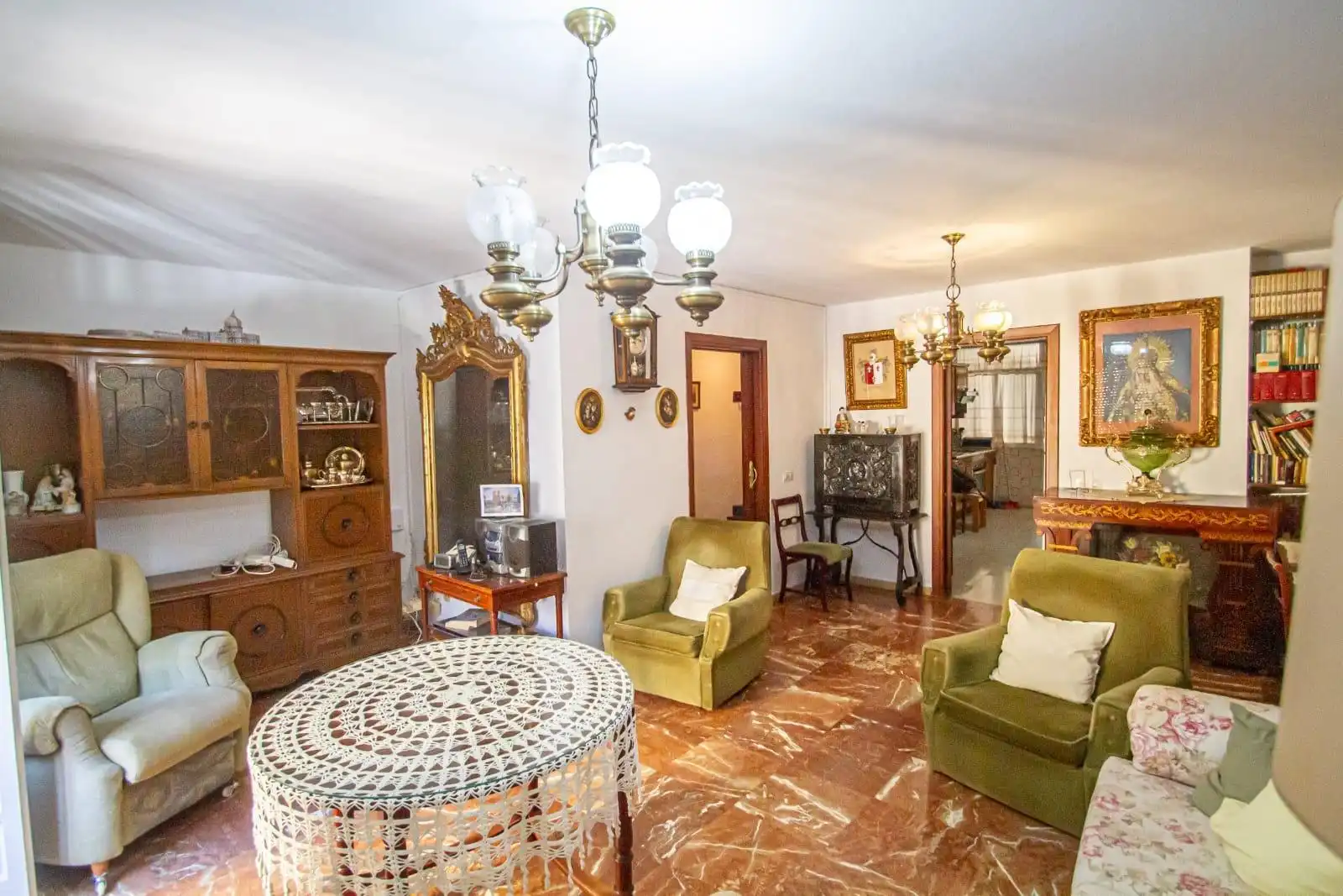 Sala d'estar de Pis en venda en Sevilla amb Aire condicionat i Balcó
