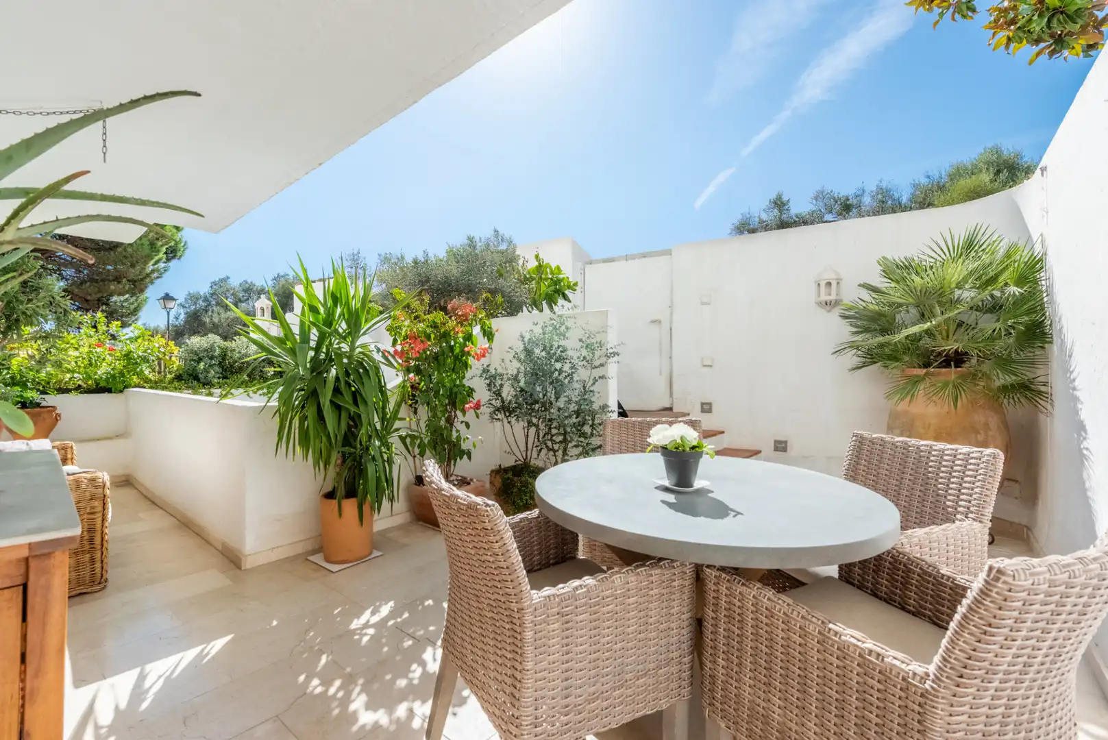 Terrassa de Planta baixa en venda en Marbella amb Aire condicionat, Terrassa i Piscina