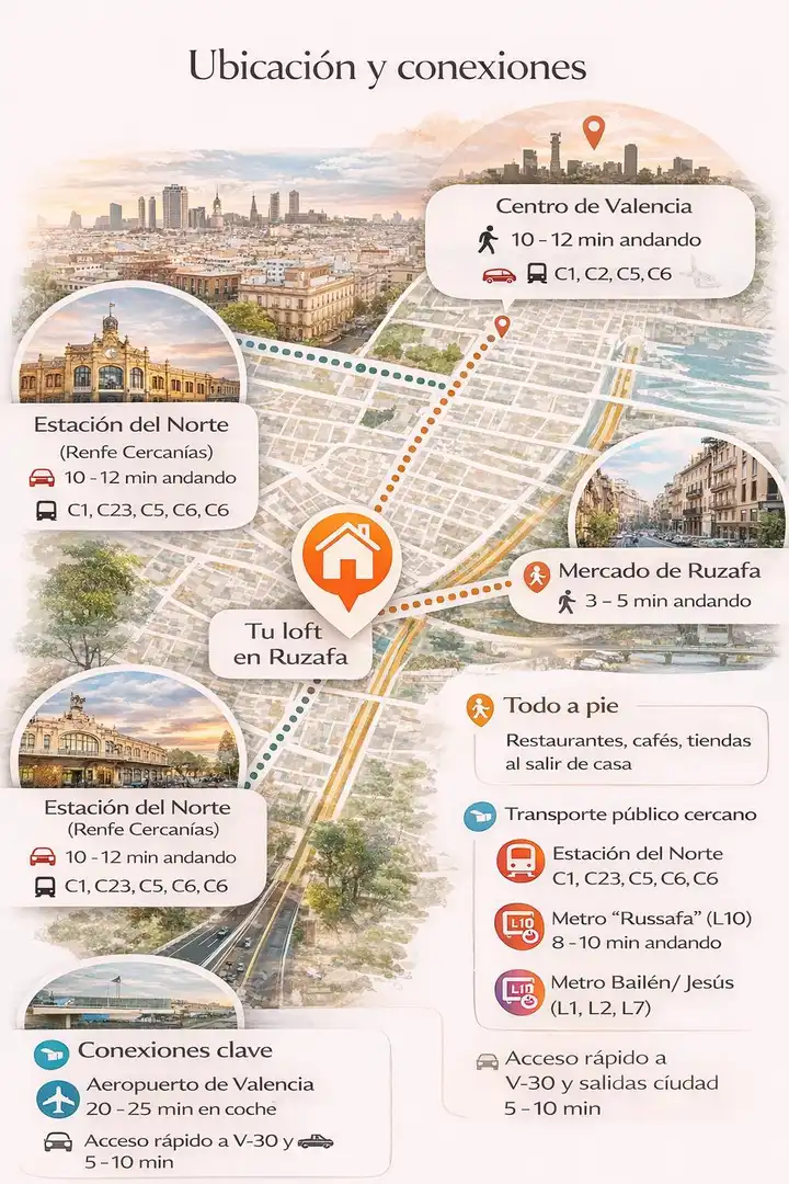 Vista exterior de Piso en venta en Valencia con Aire acondicionado y Calefacción