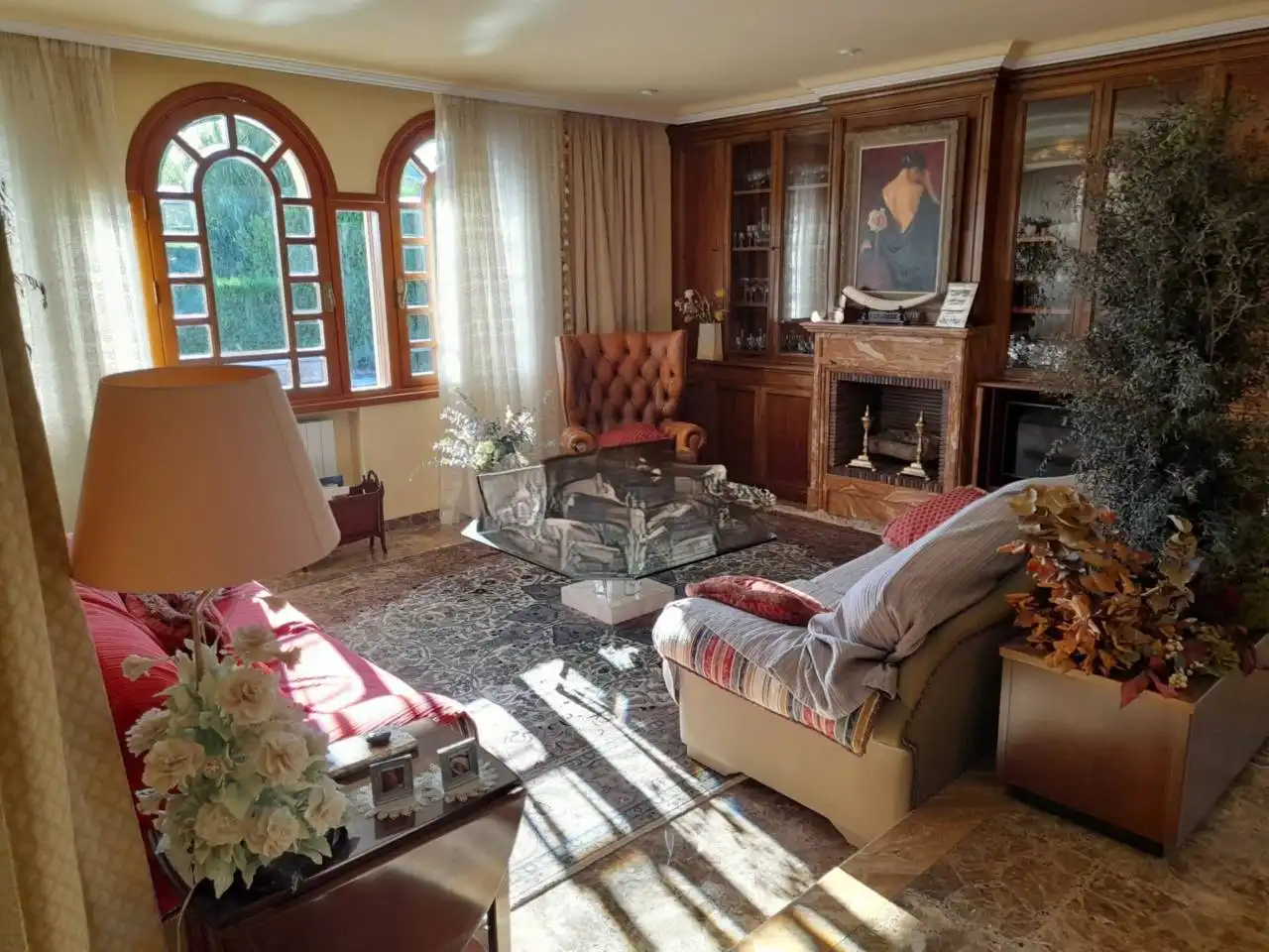 Wohnzimmer von Haus oder Chalet zum Verkauf in Ibi mit Heizung, Privatgarten und Terrasse