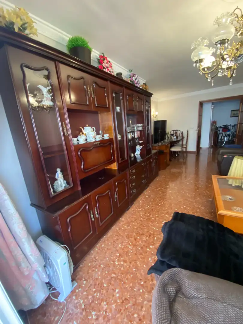 Living room of Flat for rent in Málaga  with Air Conditioner, Terrace and Furnished