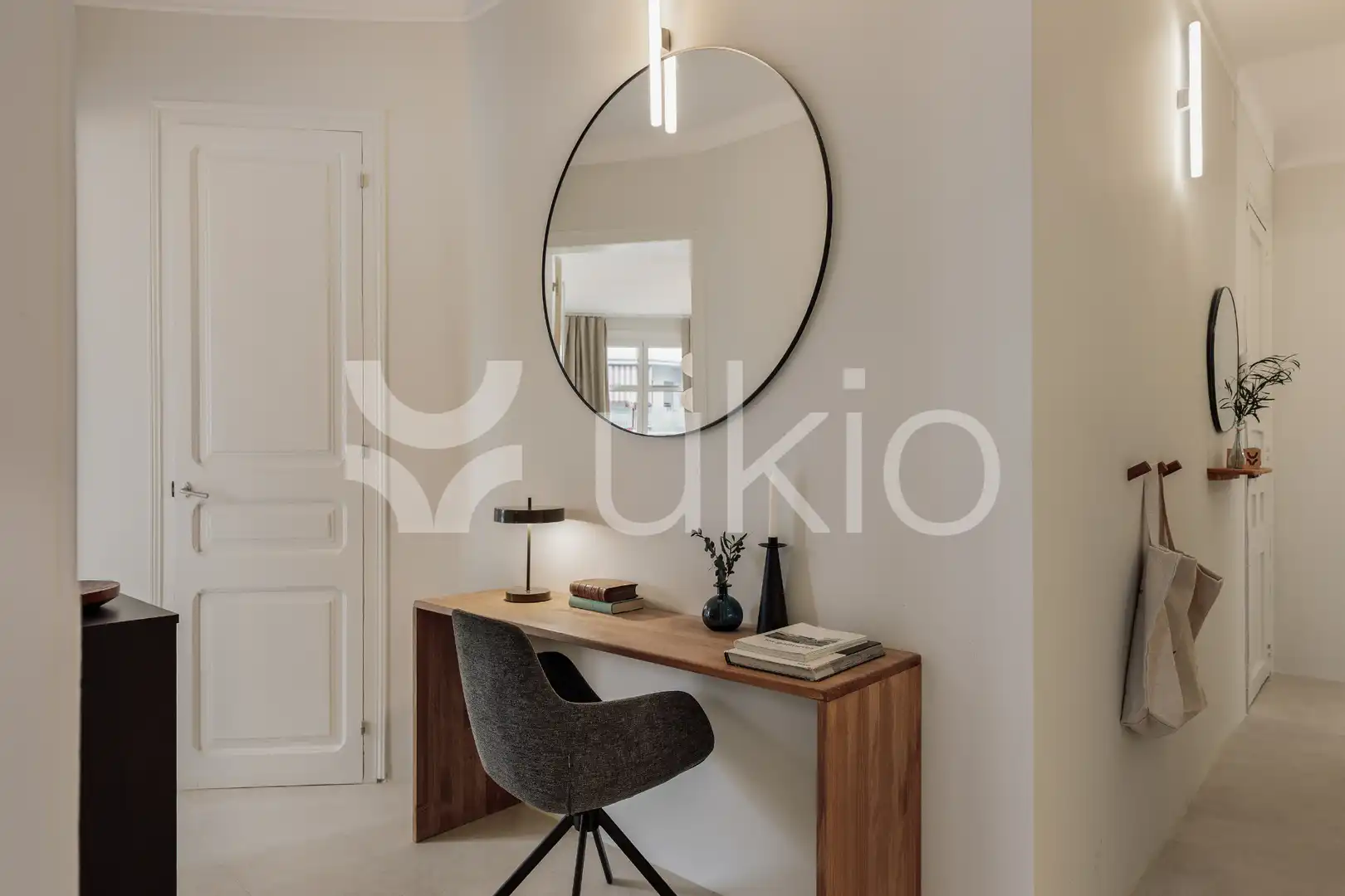 Habitación de Apartamento de alquiler en Barcelona con Aire acondicionado, Calefacción y Amueblado