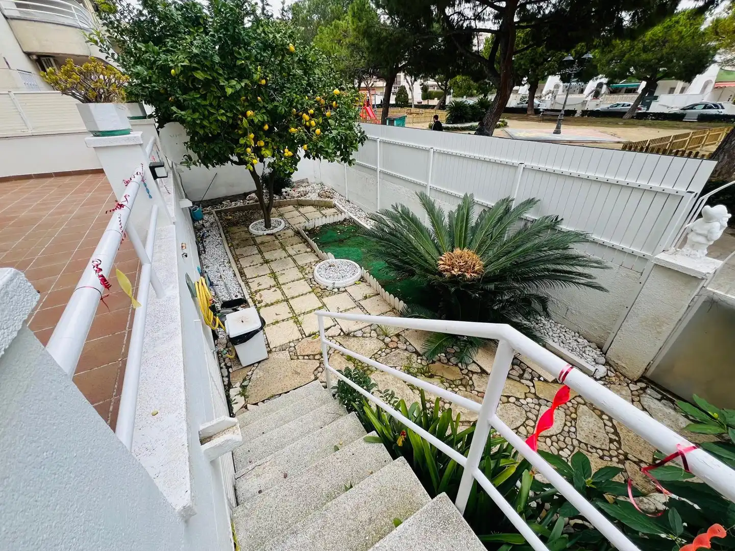 Garden of Apartments for sale in Cunit  with Heating, Parquet flooring and Terrace