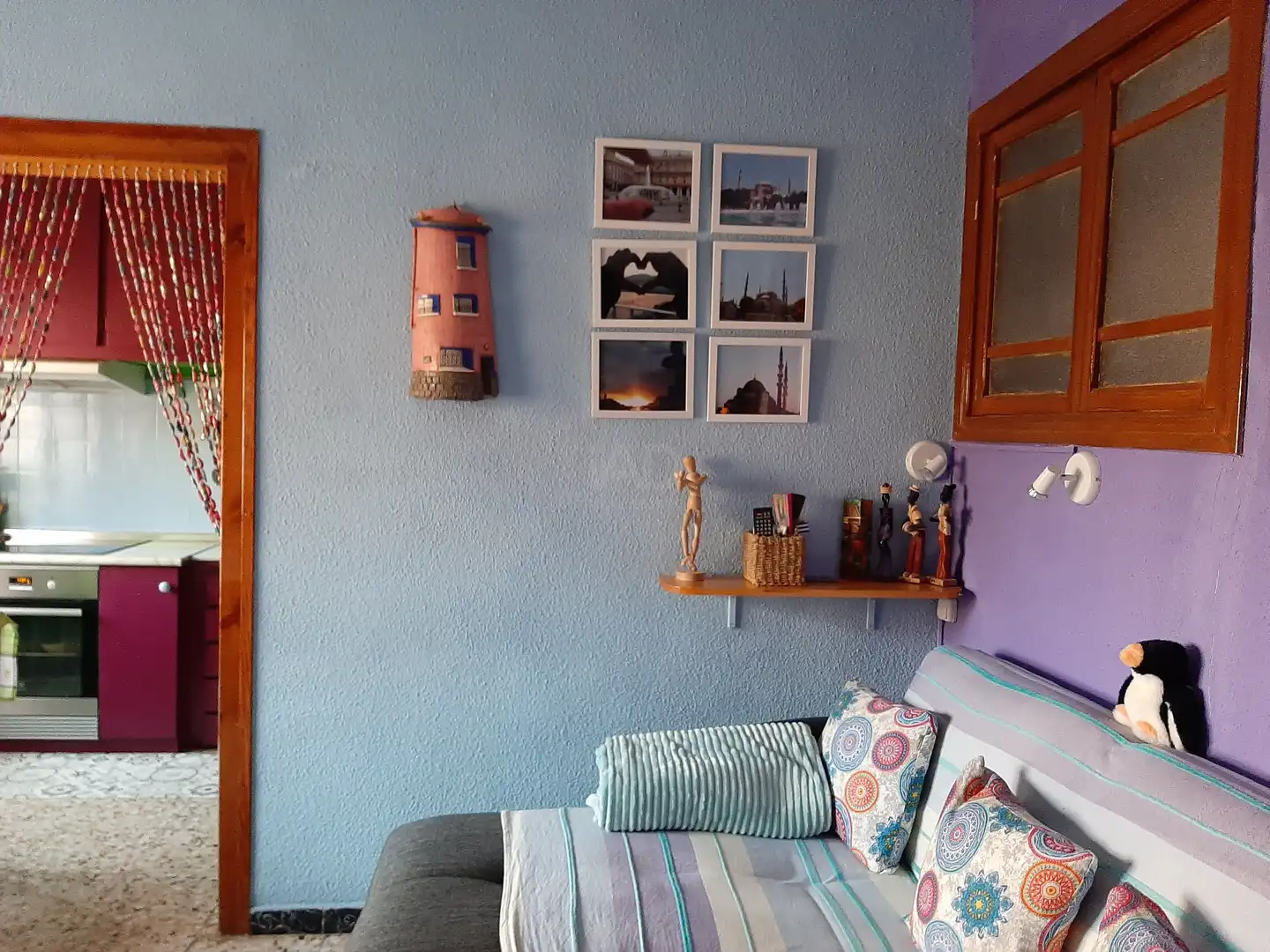 Sala de estar de Casa o chalet en venta en Samper de Calanda con Aire acondicionado y Terraza