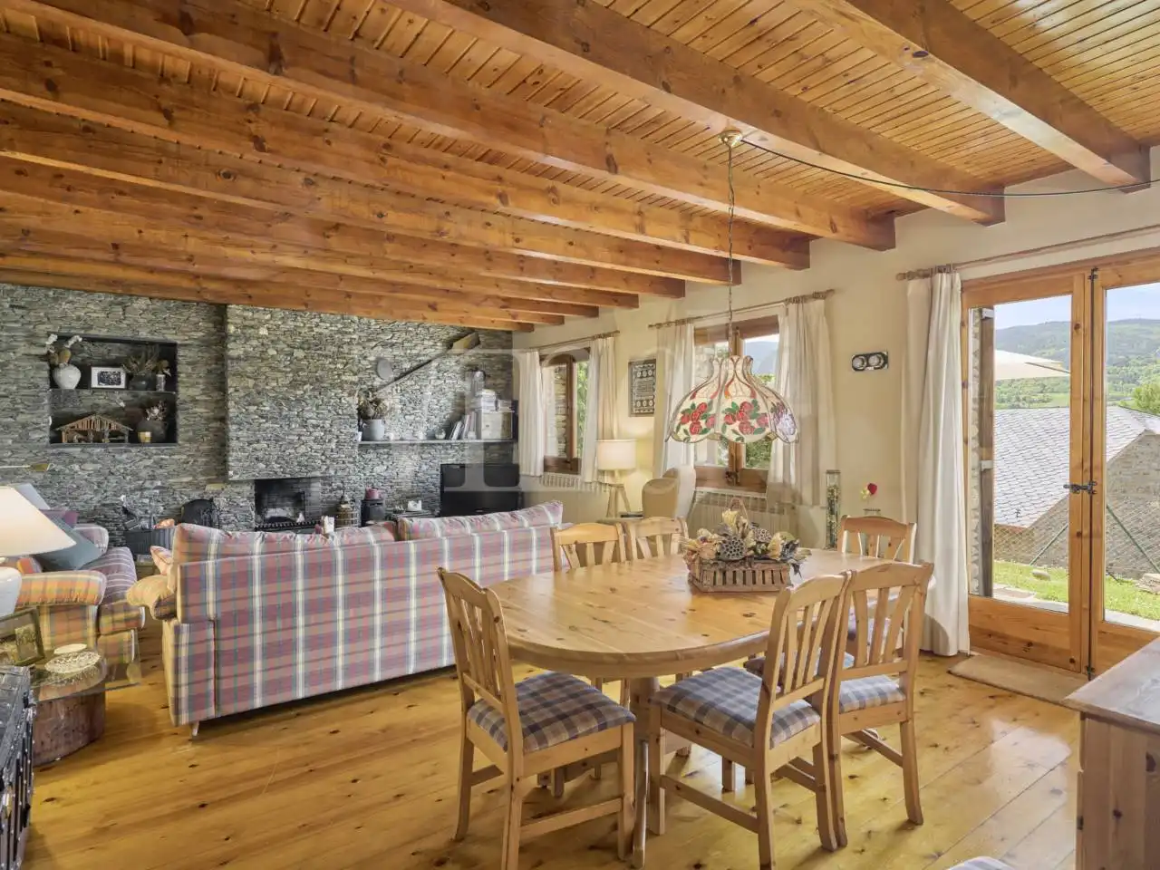 Dining room of Houses for sale in Puigcerdà  with Heating, Private garden and Parquet flooring