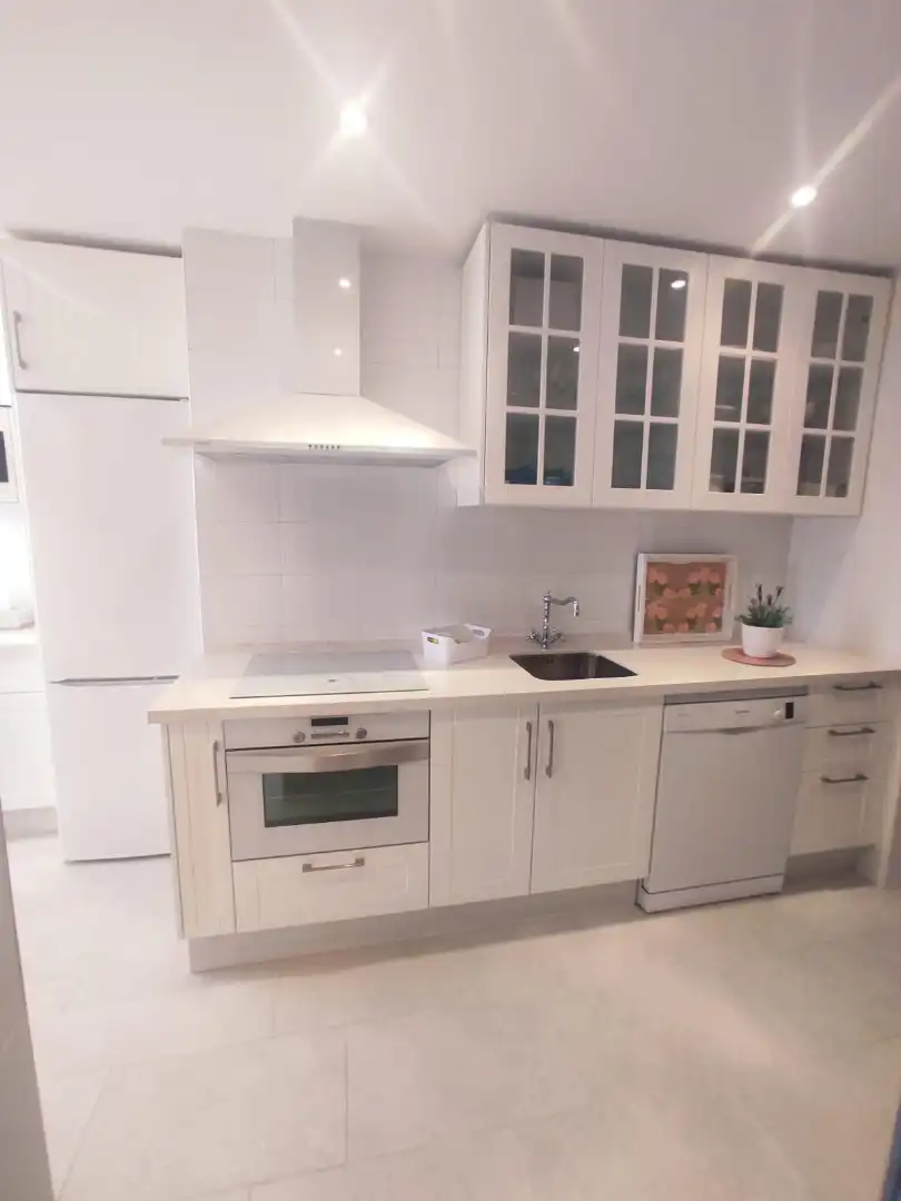 Kitchen of Flat for sale in Sanlúcar de Barrameda  with Furnished, Balcony and Internet