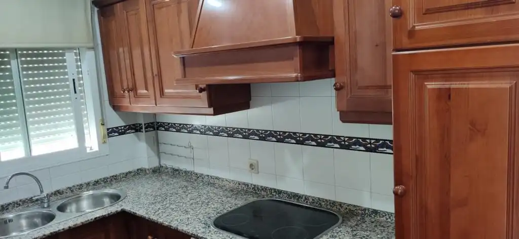Cocina de Apartamento de alquiler en Chiclana de la Frontera con Aire acondicionado, Amueblado y Horno