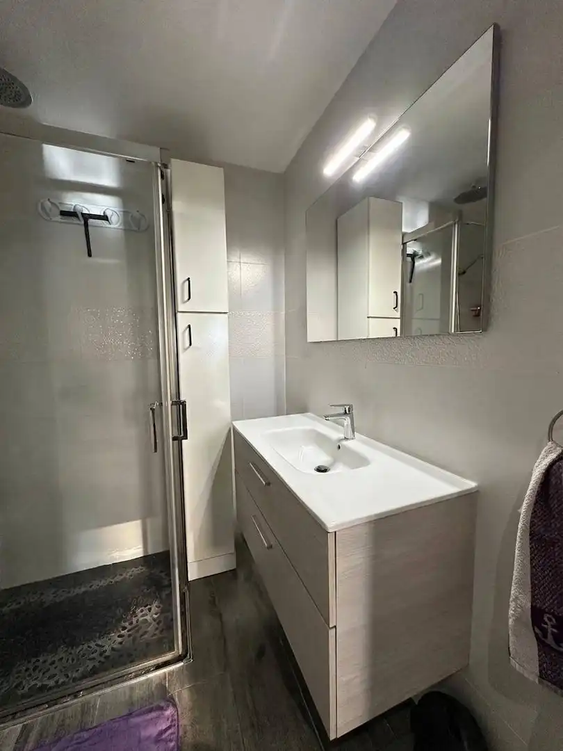 Bathroom of Flat for rent in Murcia  with Air Conditioner, Heating and Furnished