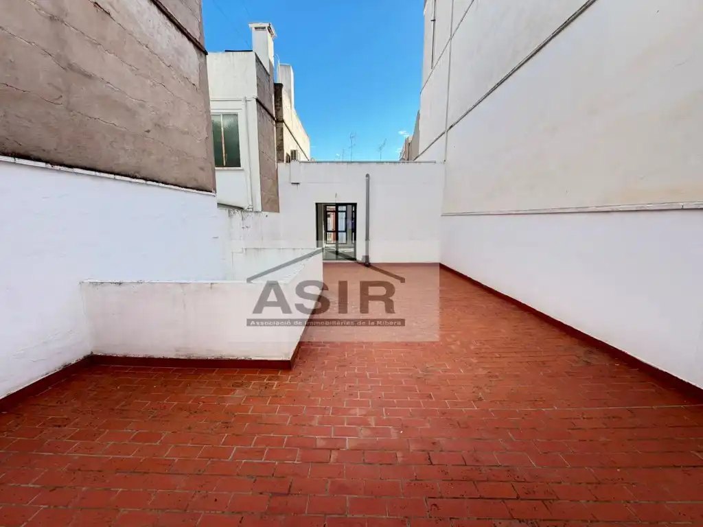 Terraza de Oficina de alquiler en Alzira