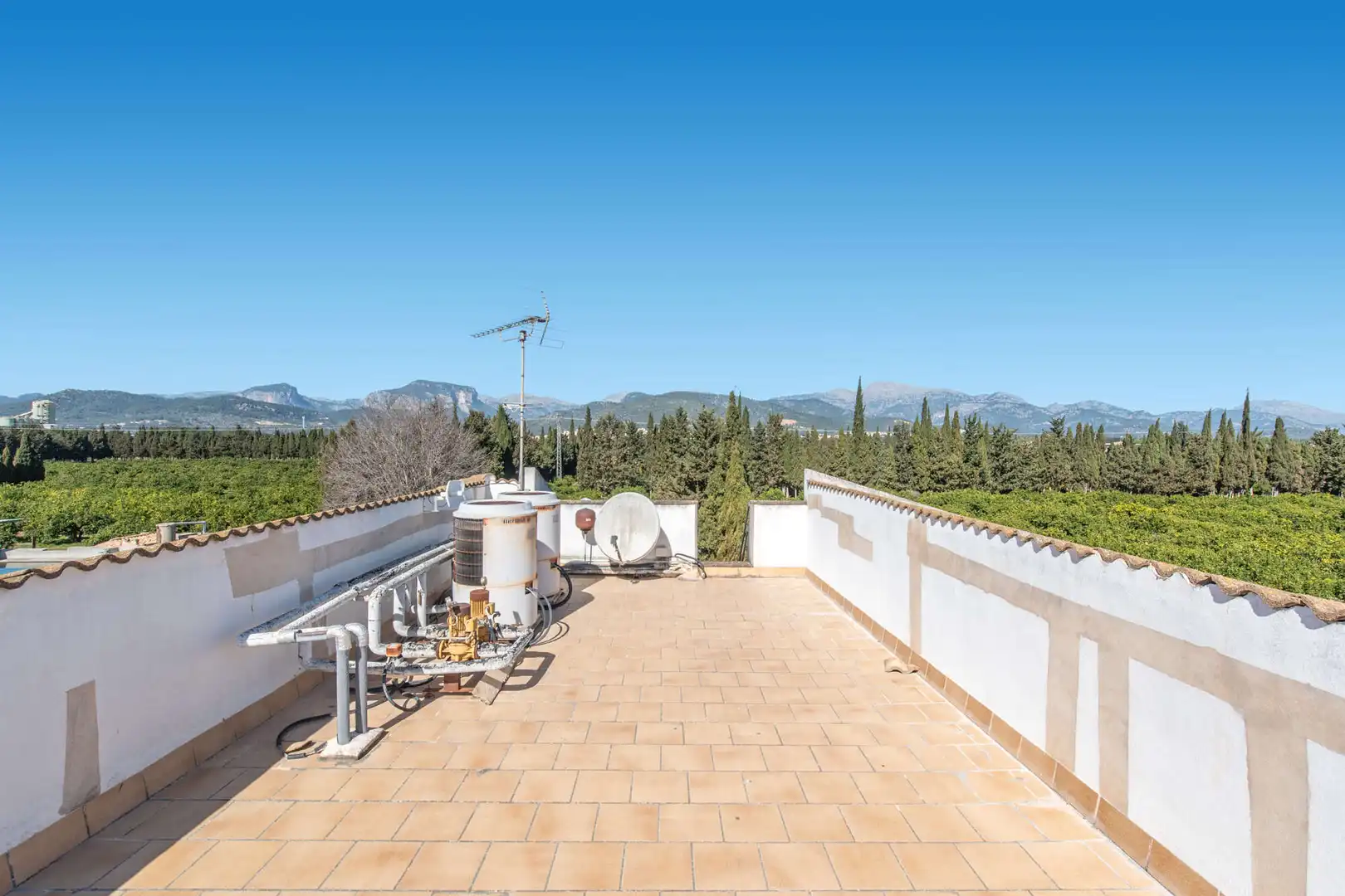 Terrassa de Finca rústica en venda en Lloseta amb Aire condicionat, Calefacció i Parquet