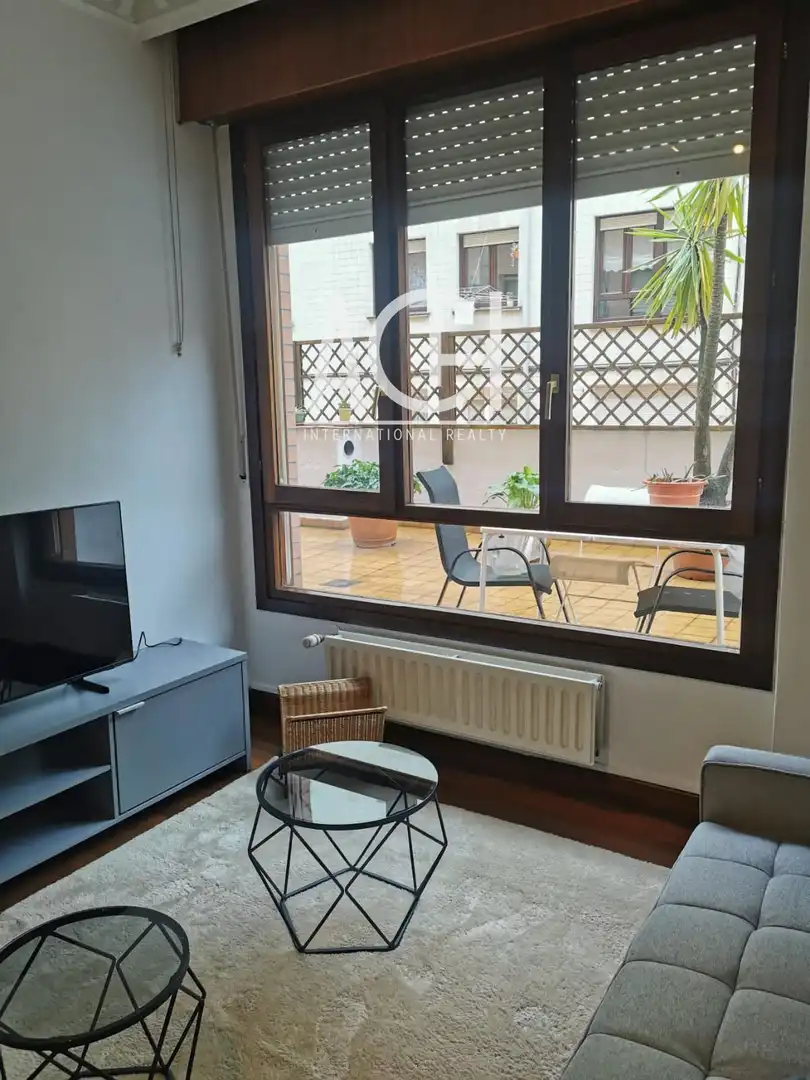 Balcony of Flat for rent in Bilbao   with Heating, Terrace and Furnished