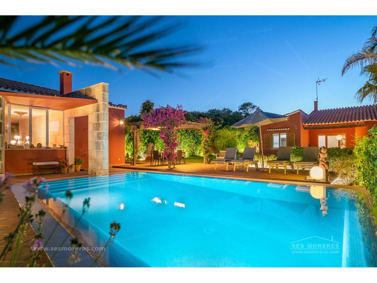 Vista exterior de Casa o xalet en venda en Sant Lluís amb Aire condicionat, Calefacció i Jardí privat