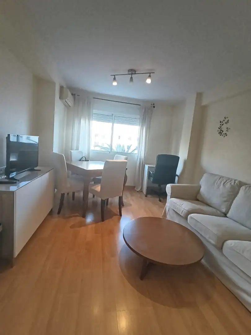 Sala de estar de Apartamento de alquiler en Málaga con Aire acondicionado y Amueblado
