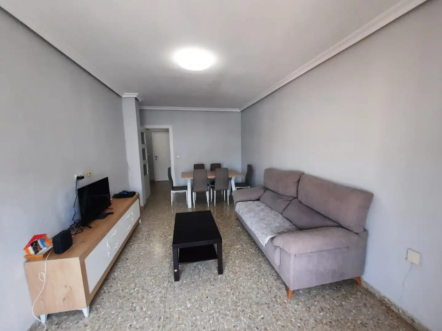 Sala de estar de Piso de alquiler en Almansa con Amueblado