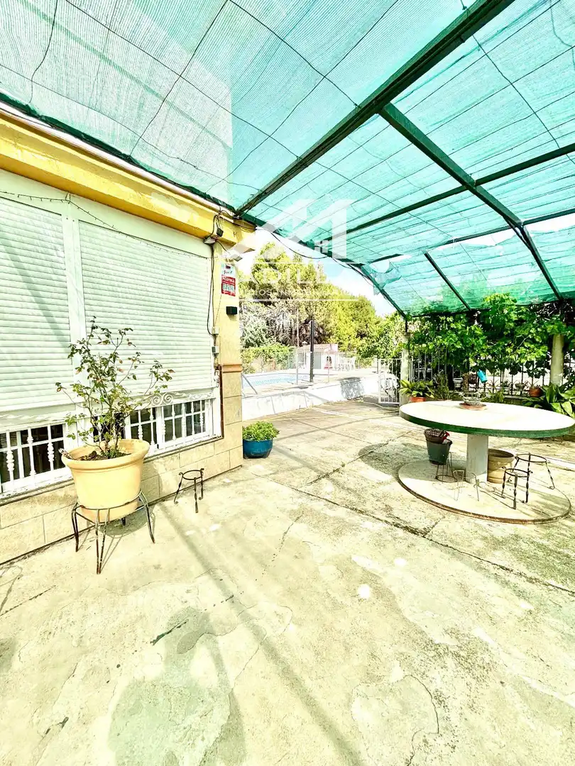 Terraza de Casa o chalet en venta en El Viso de San Juan con Calefacción, Trastero y Piscina