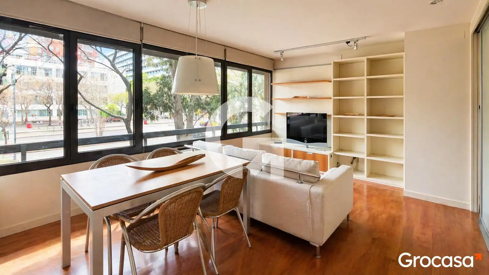 Sala de estar de Piso en venta en Barcelona con Aire acondicionado, Calefacción y Amueblado