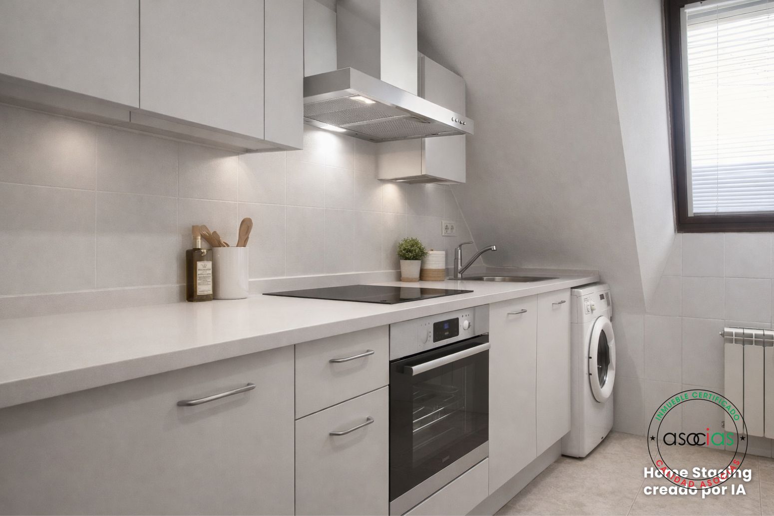 Kitchen of Flat for sale in Gijón   with Heating and Storage room